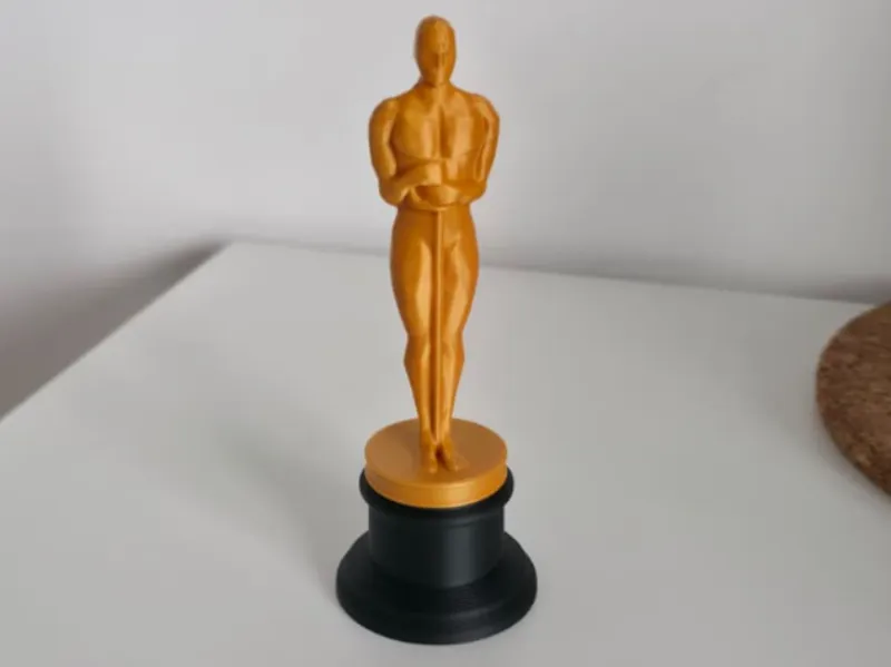 Academy Awards Oscar Low Poly (small) AMS + NO AMS