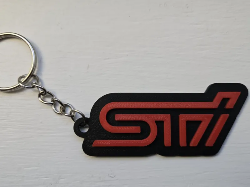 Subaru WRX STI Keychain