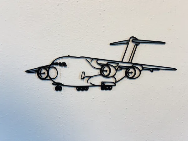 Silhouette murale Boeing C-17 Globemaster III