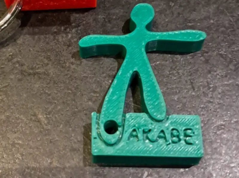 akabe scouts logo keychain