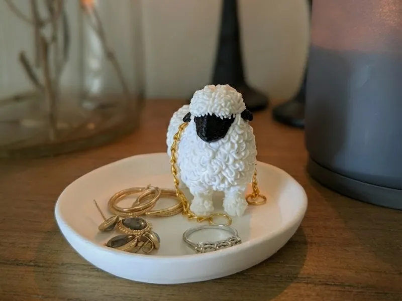 Valais Blacknose Sheep - Jewelry Tray