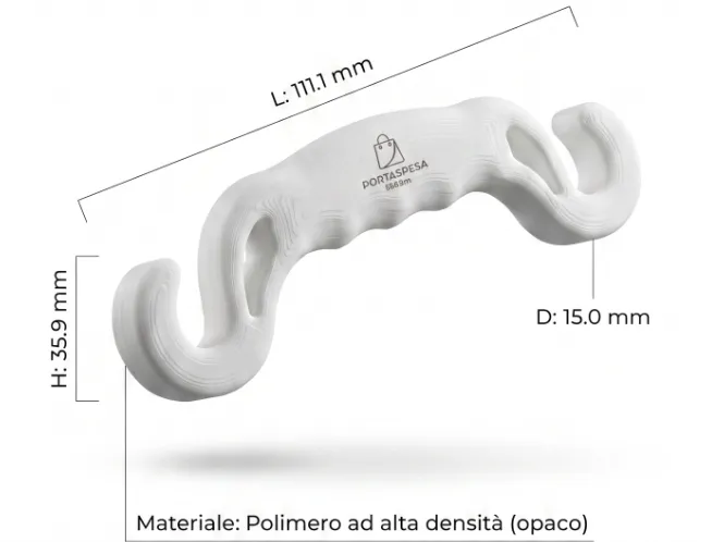 Maniglia Ergonomica Portaspesa Shopping Bag Handle