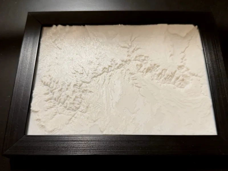 Grand Canyon Micro-Scale 3D Terrain Model