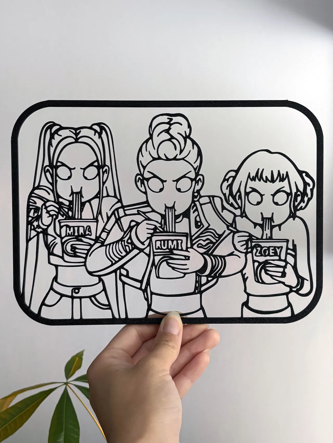 K-Pop Demon Hunters Ramen Wall Decor view 3