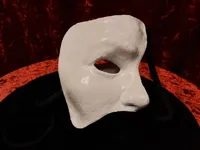 Masque de bal du Fantôme de l'Opéra (avec trous) — photo 2