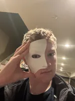 Masque de bal du Fantôme de l'Opéra (avec trous) — photo 3