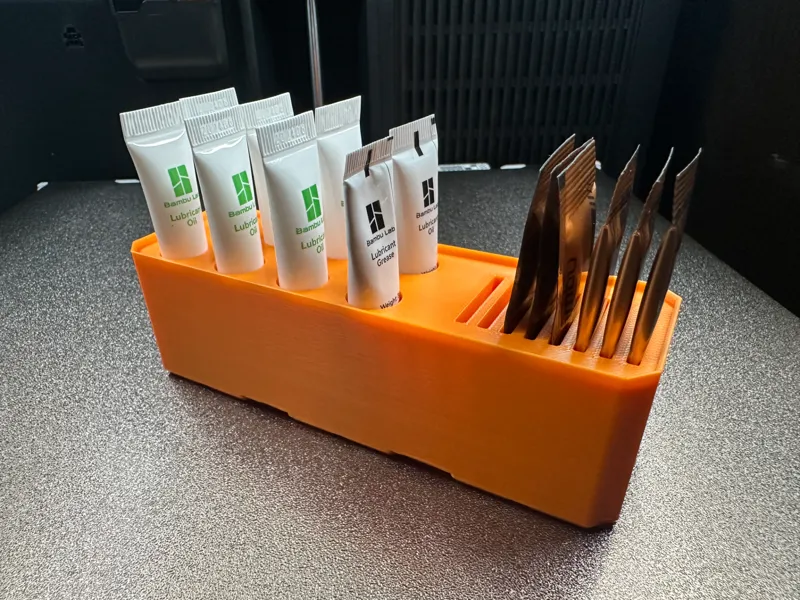 Multibin Insert for Bambu Lab Lubricant and Grease