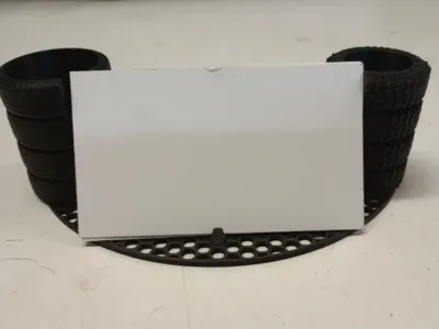 Tire Stack Business Card Holder no Supports