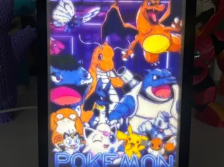 Pokemon Lithopane
