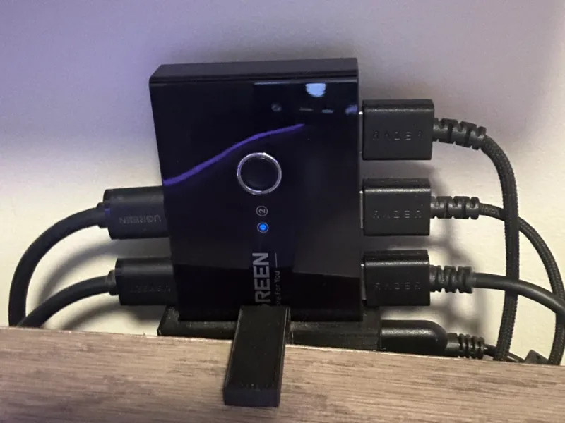 USB Switcher Holder for desk