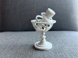 Armillary Sphere with Integrated Telescope