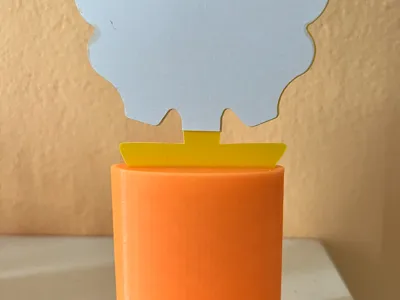 Holder for sticky fruit fly traps