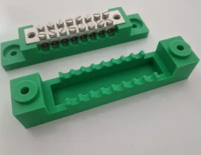 8 Way and 4 Way steel terminal block covers.