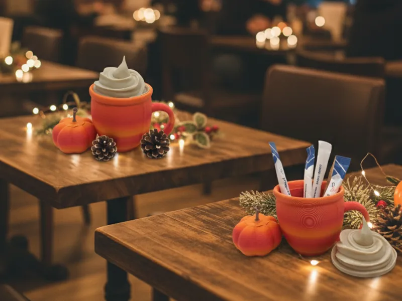 Pumpkin Spice Latte Cup & Mini Pumpkin Spice Jar
