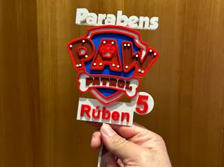 topper cake PAW PATROL custom
