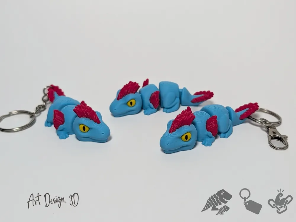 Objeto manipulable: Articulated Deinonychus raptor - Strong Joints. Referencia del modelo original.