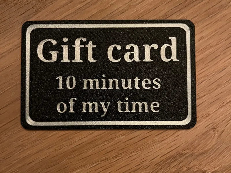 Gift Card Time