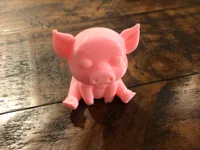 Cochon assis (figurine) — photo 2