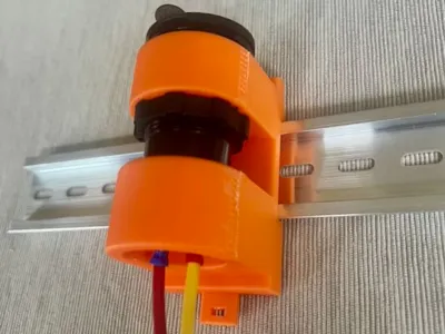 12VDC USB Socket DIN Mount