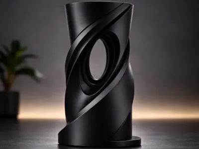 Void Twist – Sculptural Desk Decor