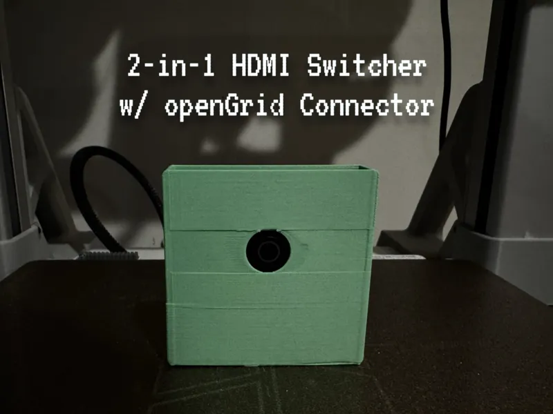 Simple HDMI Switch Holder [openGrid]