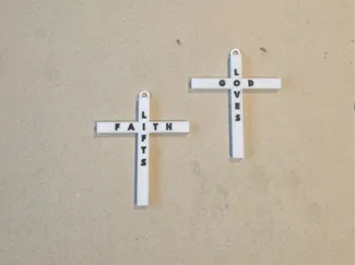 Cross of Faith Keychain