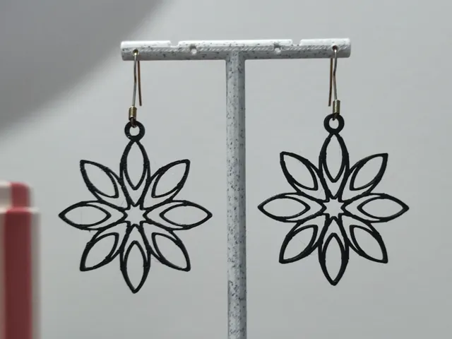 Aretes Flor Polaris