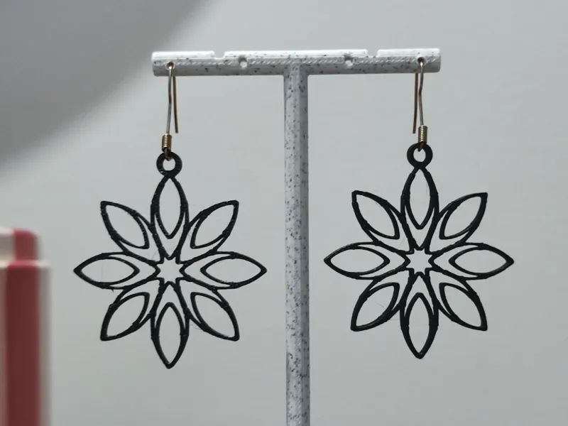 Aretes Flor Polaris