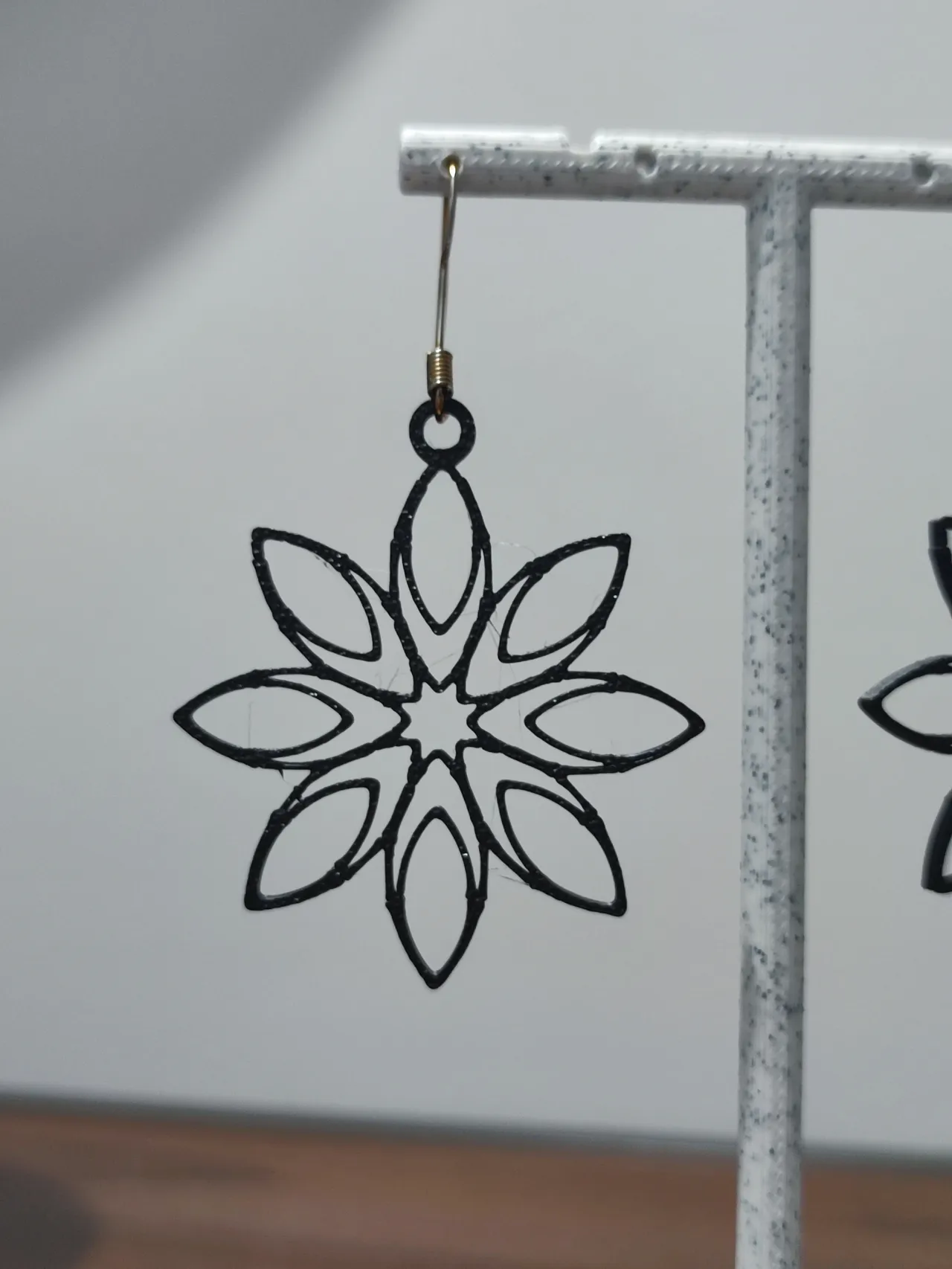 Aretes Flor Polaris view 4
