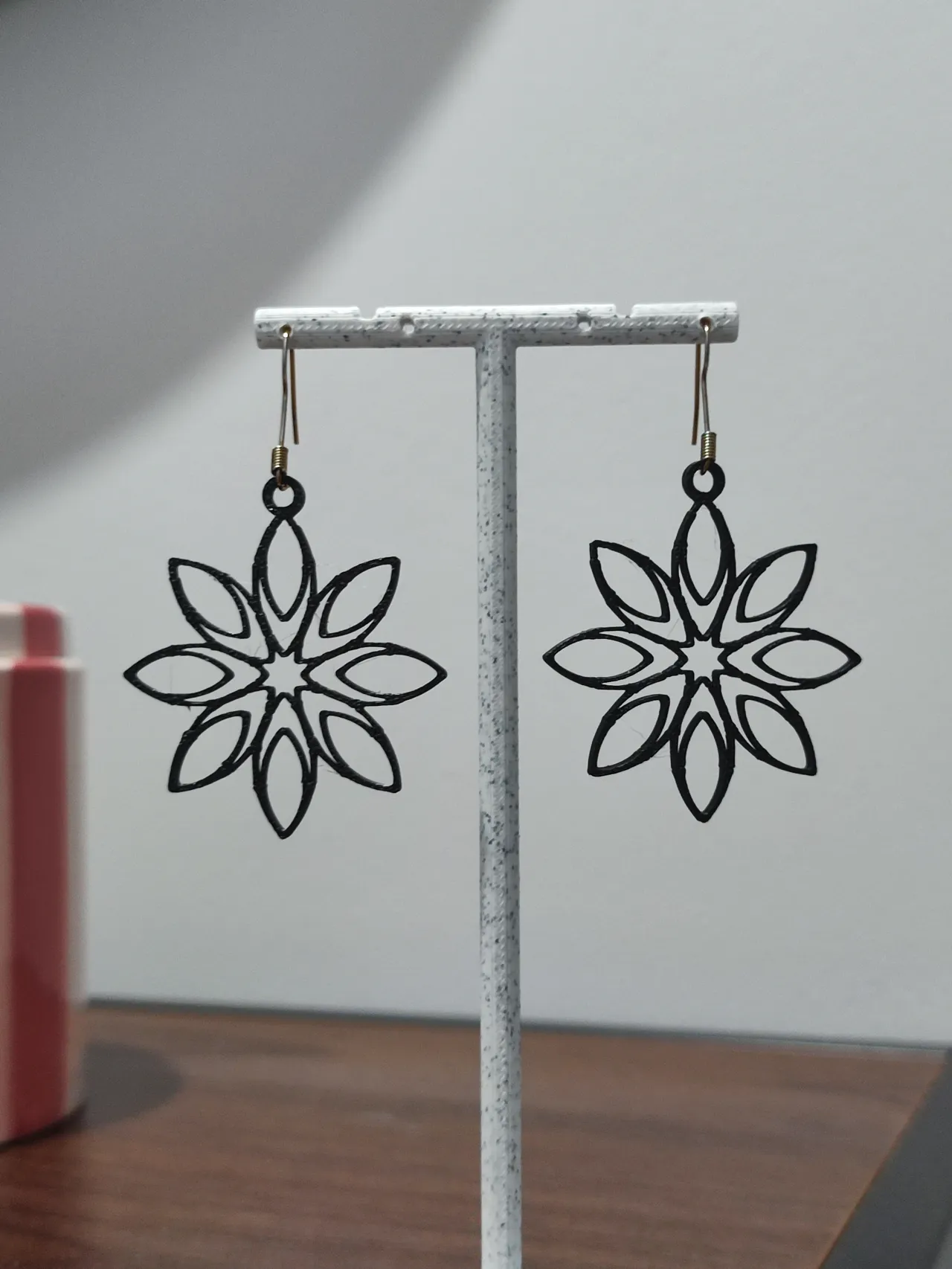 Aretes Flor Polaris view 2