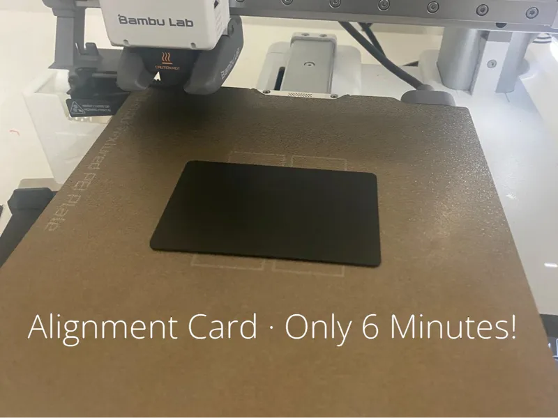 Clean Wallet Alignment Card · Quick Print!