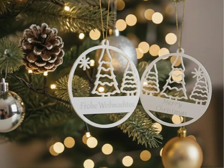 Weihnachtsornament Merry Christmas