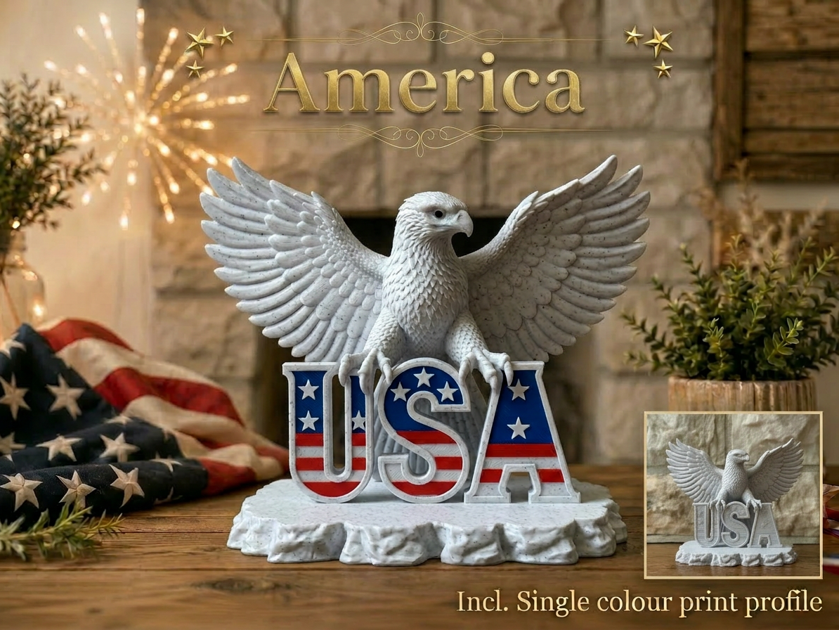 Patriotic Eagle Monument USA