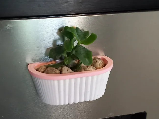 Small Fridge Magnetic planter