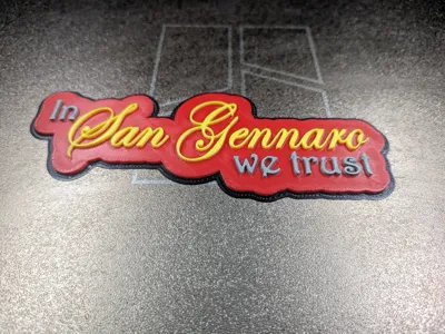 IN SAN GENNARO WE TRUST (PLATE)