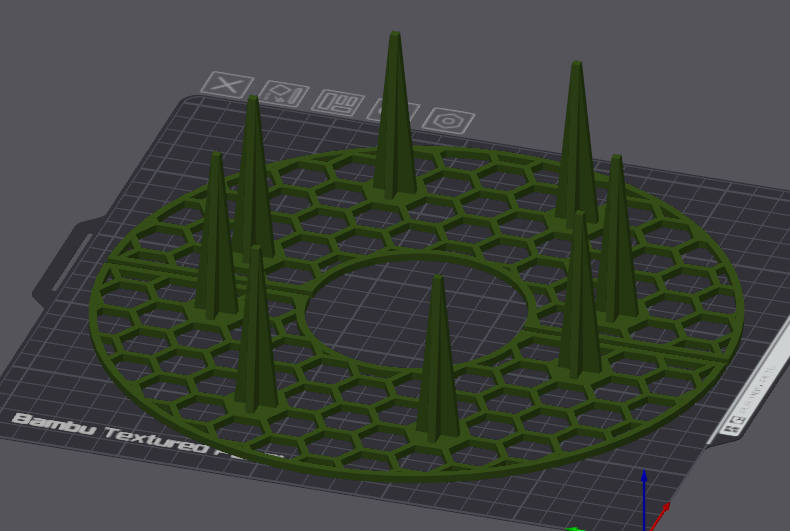 Miniatura 2 do modelo 3D Strawberry Support Platform
