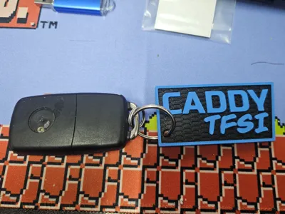 Volkswagen TFSI Converted Caddy Keyring