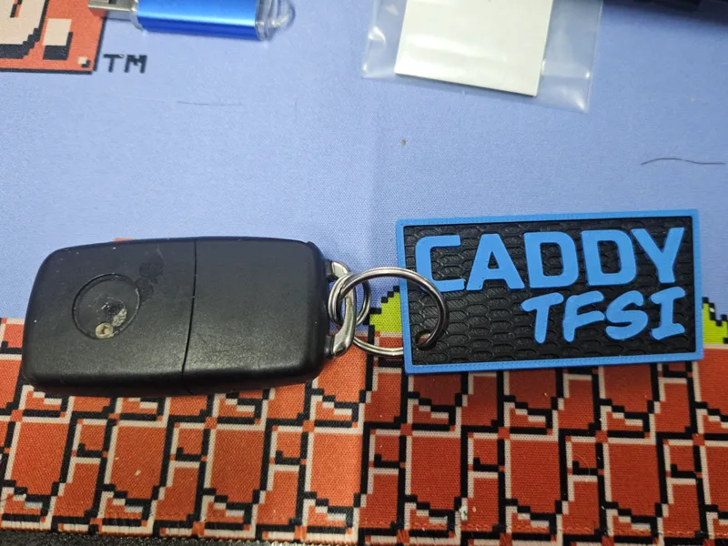 Volkswagen TFSI Converted Caddy Keyring