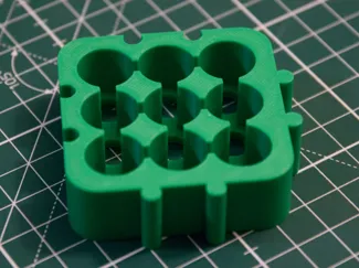 Modular AA battery organiser