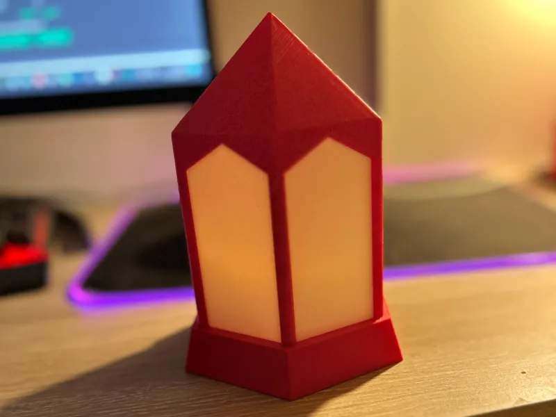 Lampe bougie chauffe plat