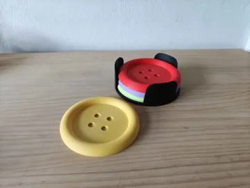 Soporte: Button Coasters with Holder — vista de referencia 4