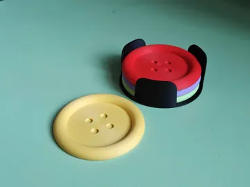 Soporte: Button Coasters with Holder — vista de referencia 3
