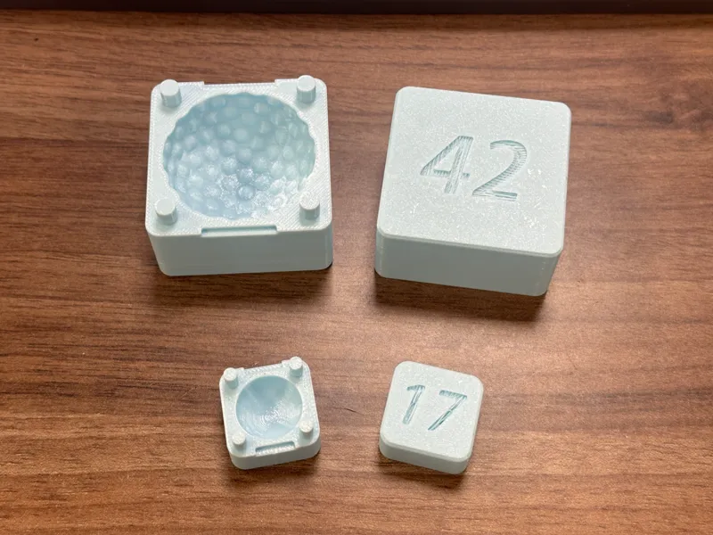 雪球模具 42mm 高尔夫球（RoboMaster大弹丸）/ 17mm RoboMaster小弹丸