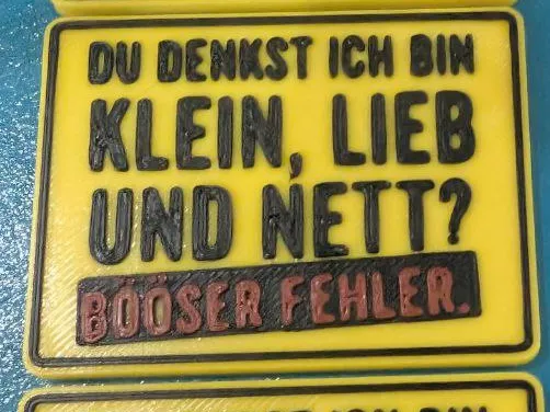 Kühlschrankmagnet Böse