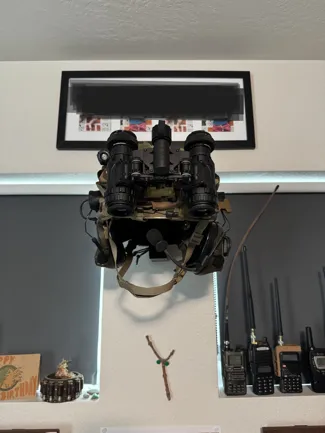 Tactical Helmet Wall Mount