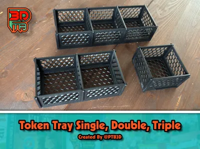 Token Tray Single, Double, Triple Kit