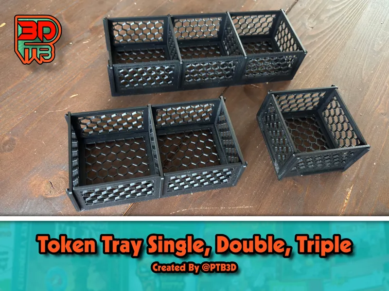 Token Tray Single, Double, Triple Kit