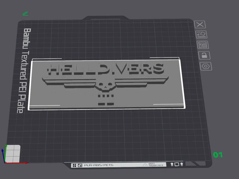 Helldivers II Logo with Plate