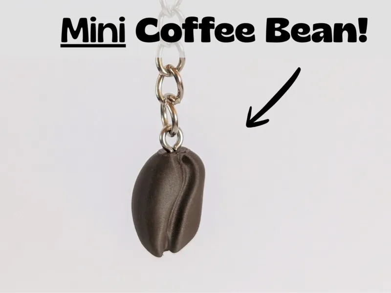 Coffee Bean Mini Keychain - NO AMS