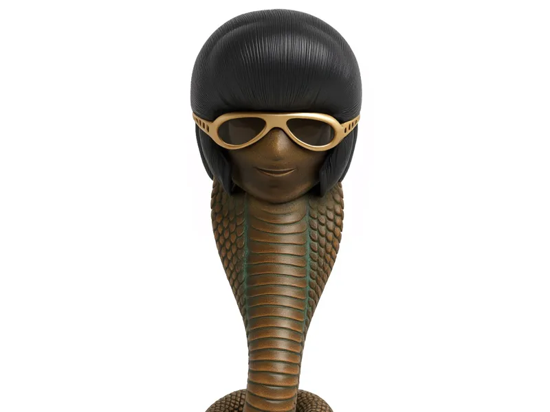 TonypiTony su Pitone statua